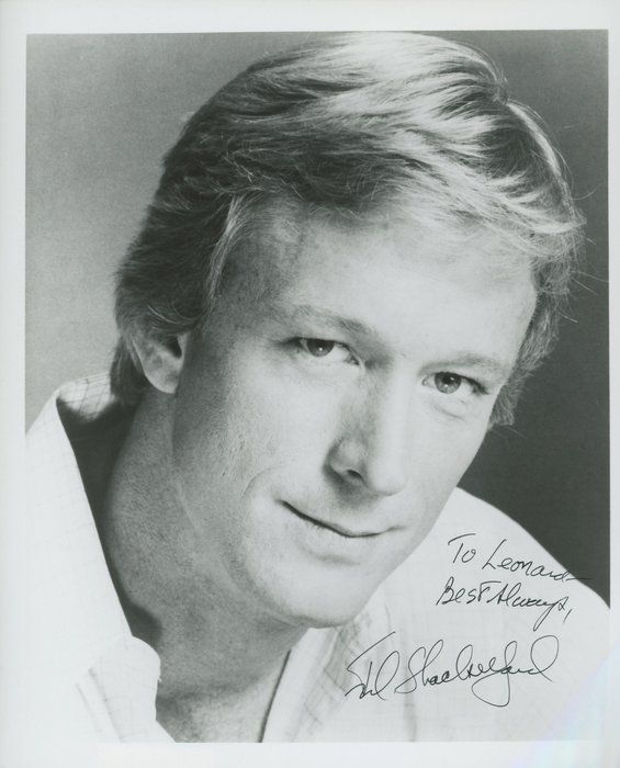 Lot 555: Dallas Ted Shackelford signed photo
