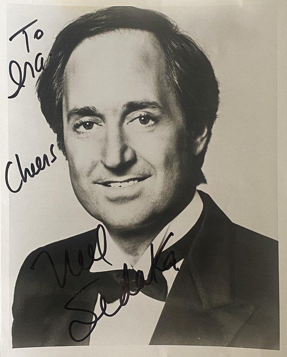 Lot 578: Pop singer Neil Sedaka signed photo