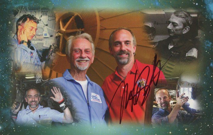 Lot 591: The Second Generation of Ham Radio in Space Richard Garriott signed card