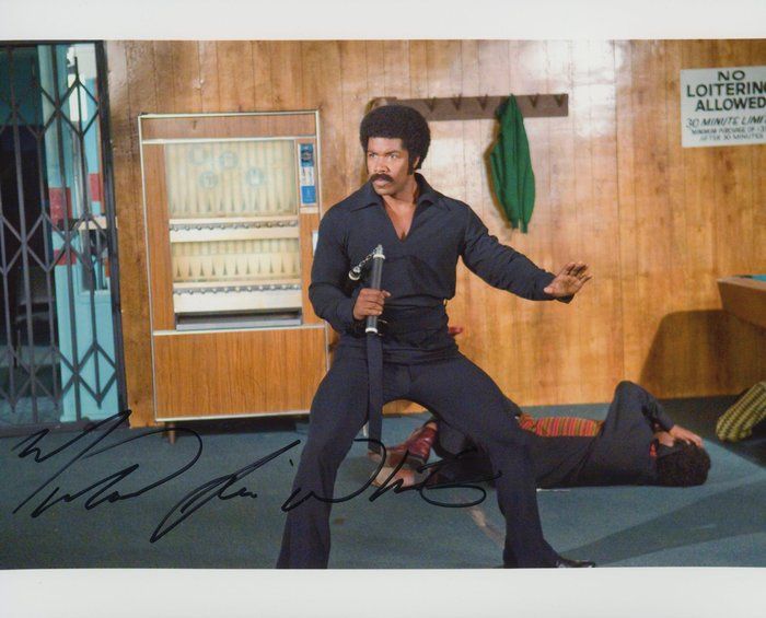 Lot 613: Black Dynamite Michael Jai White signed photo