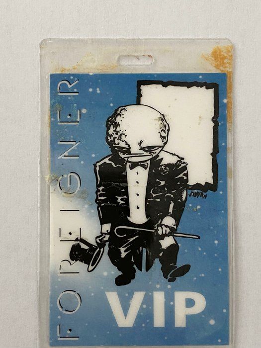 Lot 621: Foreigner VIP Backstage Pass