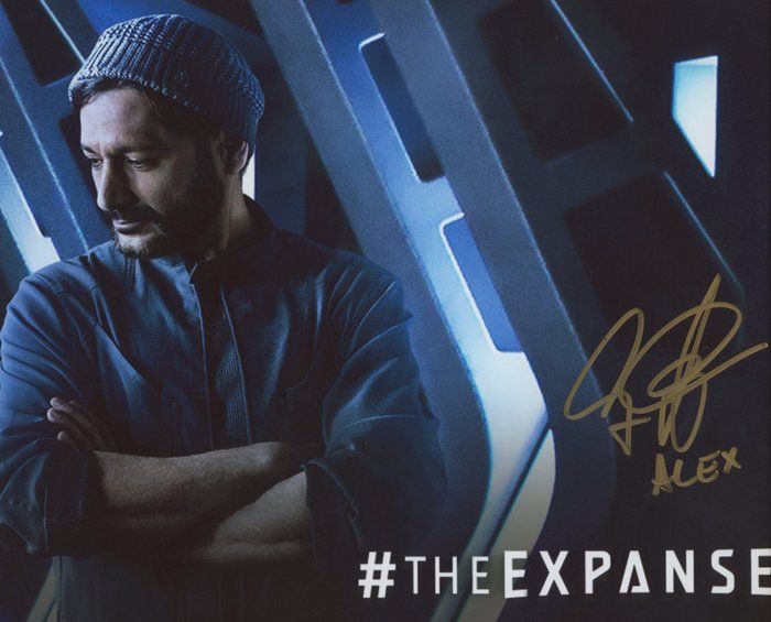 Lot 637: The Expanse Cas Anvar signed photo