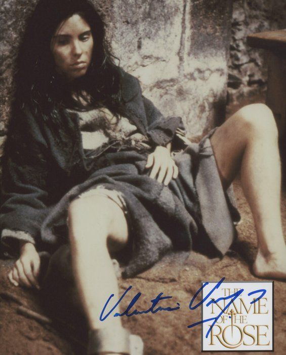 Lot 643: The Name of the Rose Valentina Vargas signed movie photo
