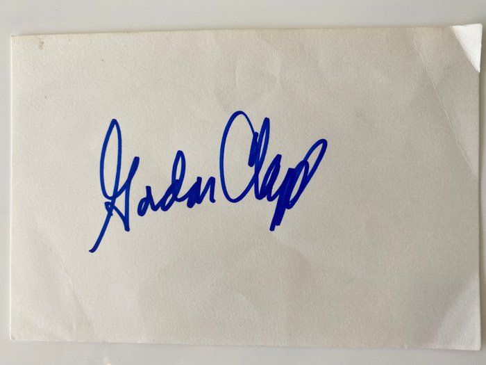 Lot 658: NYPD Blue Gordon Clapp Signature Cut