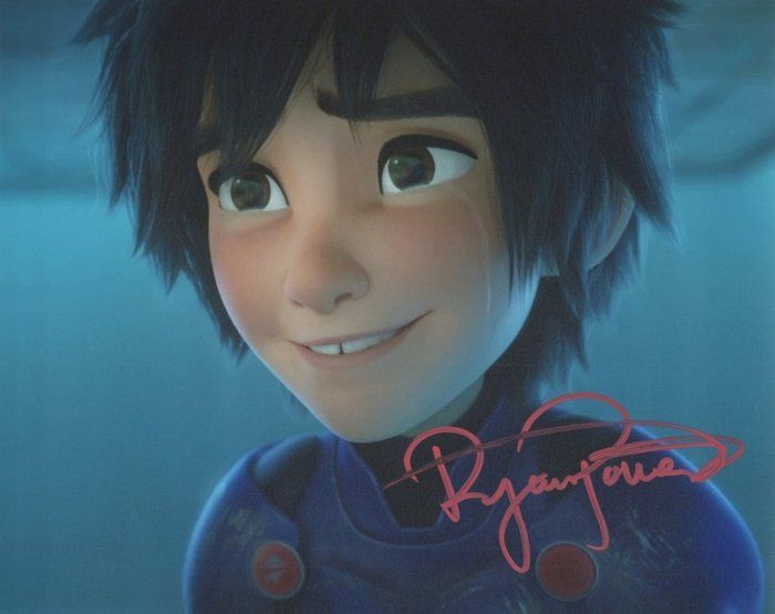 Lot 667: Big Hero 6 Ryan Potter Signed Photo