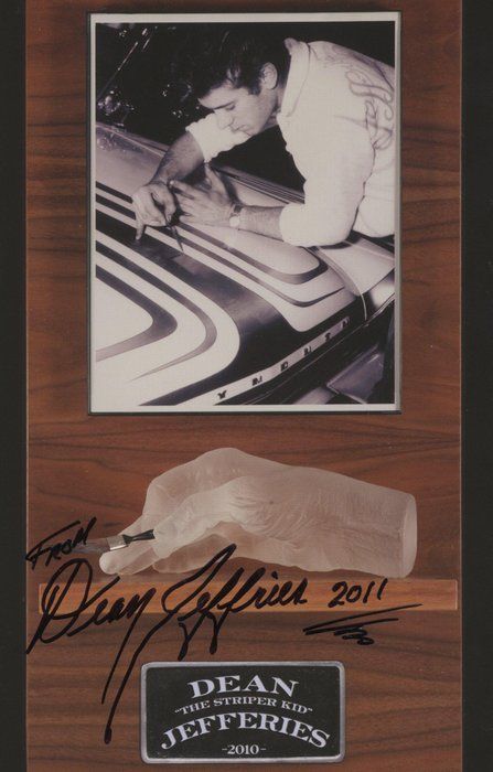 Lot 675: Dean Jeffries signed Rod & Custom Heritage Guild flyer