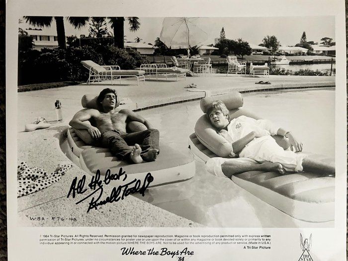 Lot 689: Where the Boys Are Russell Todd signed movie photo