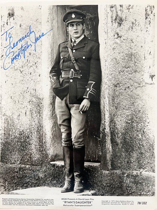 Lot 488: Ryan's Daughter Christopher Jones signed photo