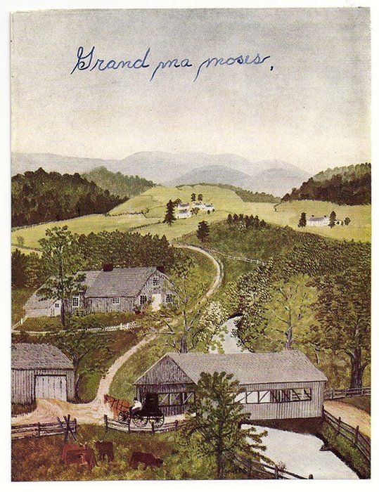 Lot 494: Grandma Moses signed print