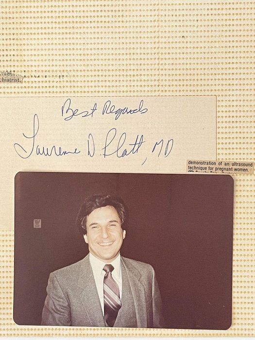 Lot 521: Lawrence D. Platt, MD original signature