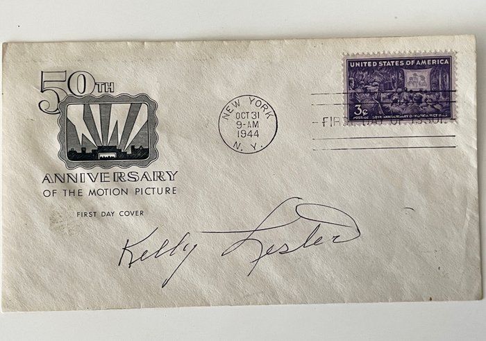 Lot 524: Kelly Lester signed cover