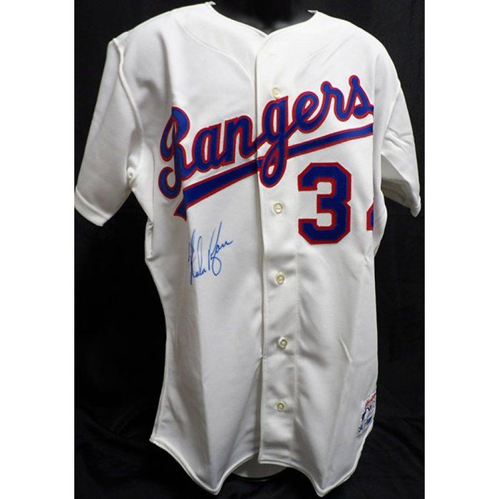 Lot 530: Texas Rangers Nolan Ryan Signed Jersey