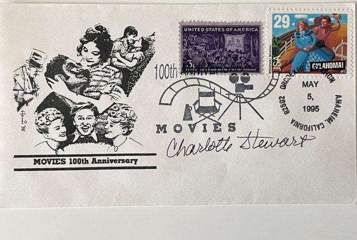Lot 543: Little House on The Prarie Charlotte Stewart signed cover