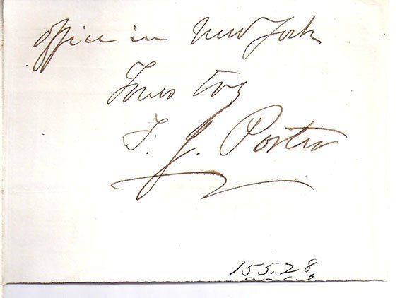 Lot 553: Union General F.J. Porter Signed Civil War Letter