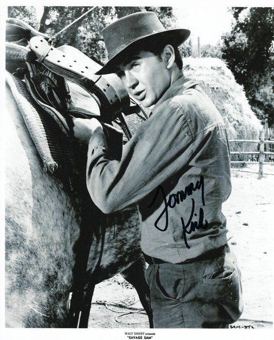 Lot 563: Old Yeller sequel Savage Sam Tommy Kirk signed photo