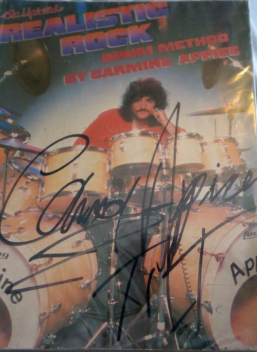 Lot 570: Carmine Appice signed magazine