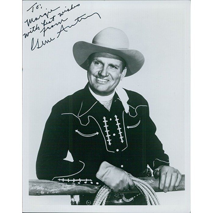 Lot 585: The Singing Cowboy Gene Autry Signed Photo