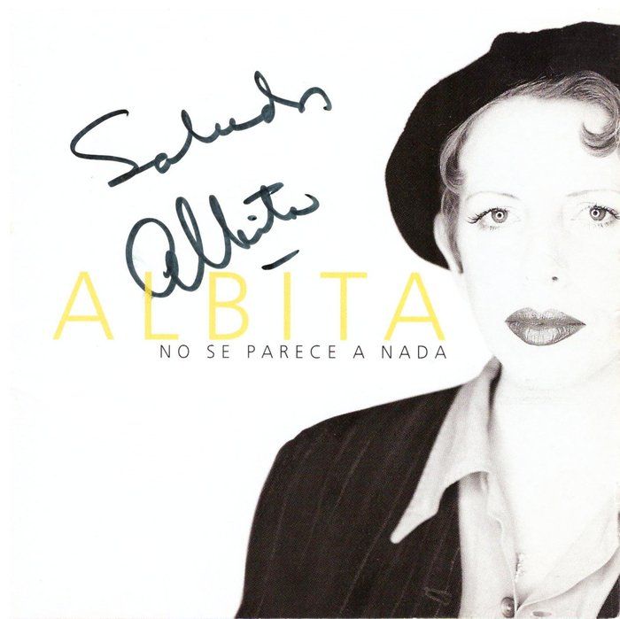 Lot 587: Albita signed CD liner