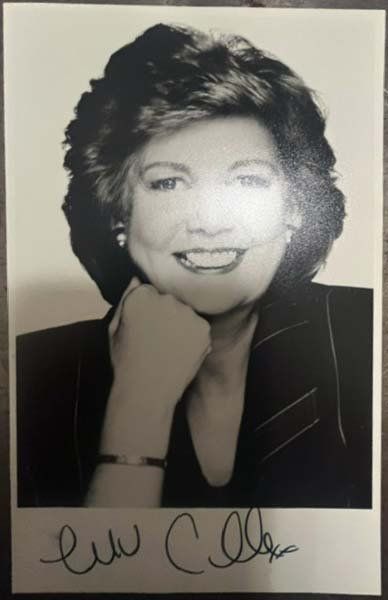 Lot 622: Cilia Black signed 4x6 photo