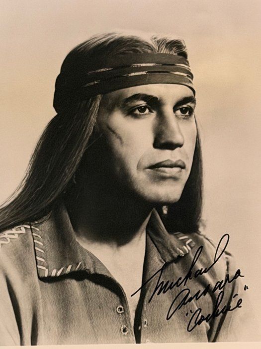 Lot 628: Broken Arrow Michael Ansara signed photo