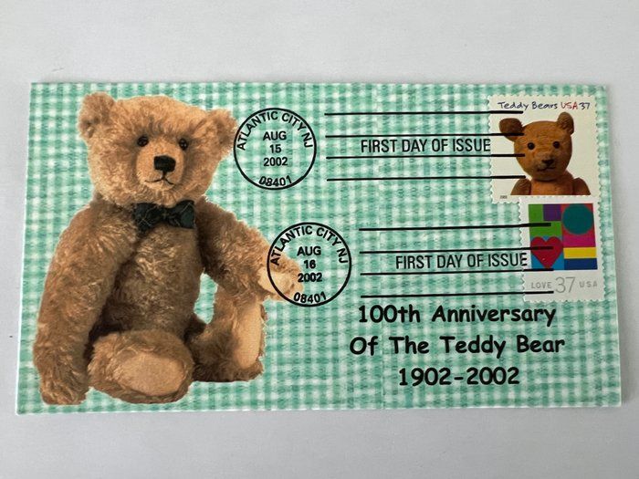 Lot 653: 100th Anniversary of the Teddy Bear commemorative FDC