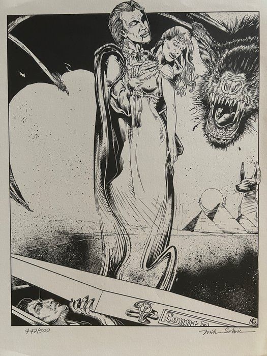 Lot 6: Unknown artist signed print