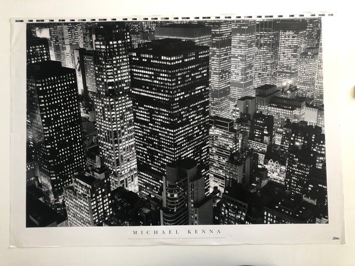 Lot 8: Michael Kenna New York Skyline Poster