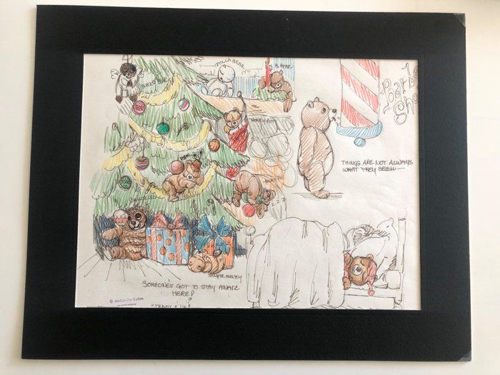 Lot 17: McCarty-Eaton Original Teddy Art