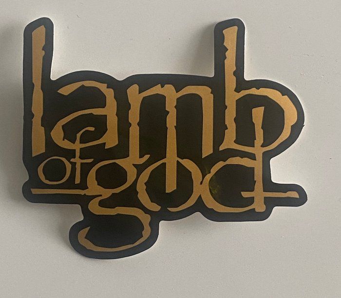 Lot 25: Lamb of God sticker