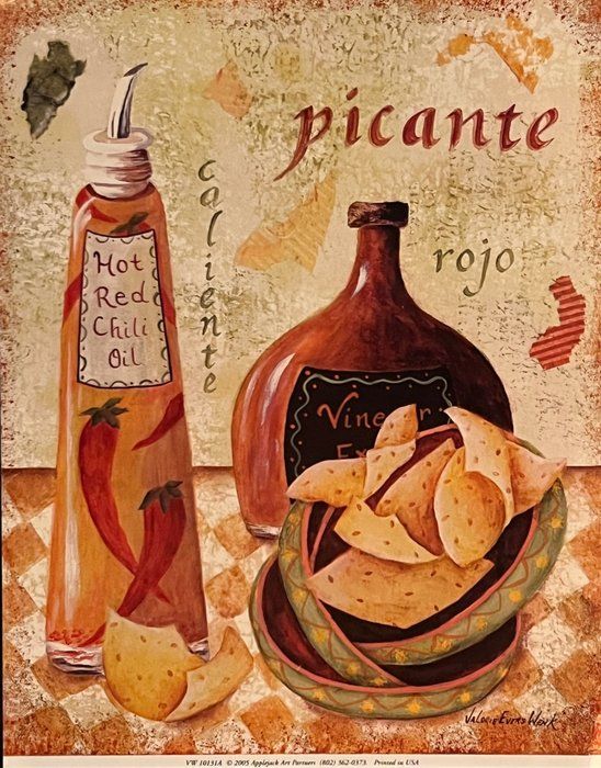 Lot 66: Picante Food Art Print