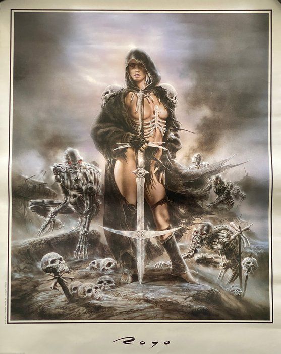 Lot 67: Royo Female Warrior poster