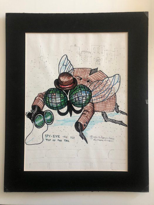 Lot 84: Spy-Eye the Fly Original Art - 1984 McCarthy- Eaton