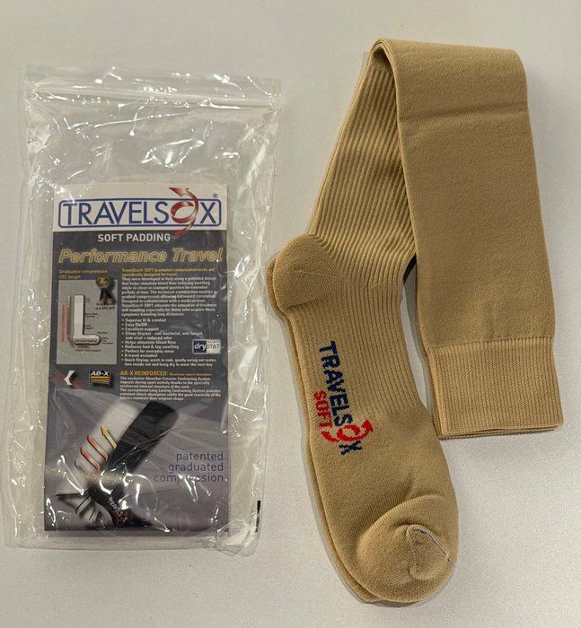 Lot 94: Large Compression Travel Socks New