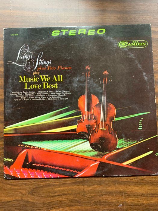 Lot 99: Living Strings Plus Two Pianos Play Music We All Love Best Album