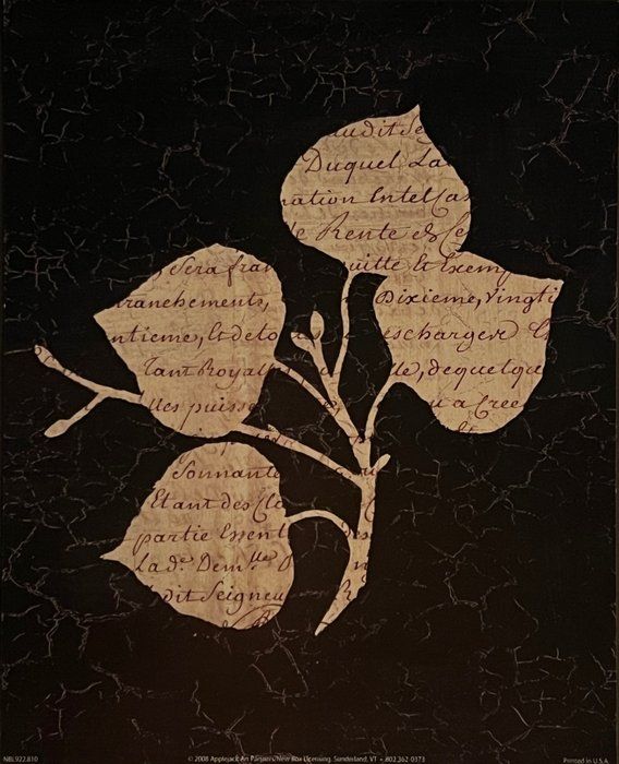 Lot 101: Vintage Botanical Black and White Art Print