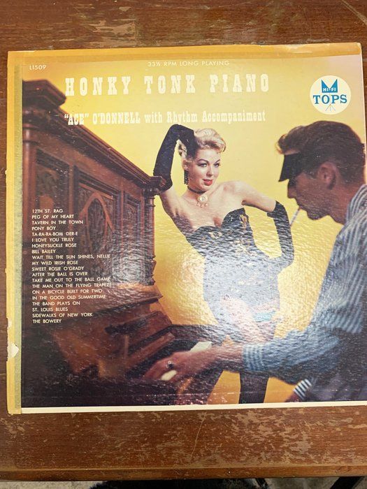 Lot 115: Ace O'Donnell ‎Honky Tonk Piano Album