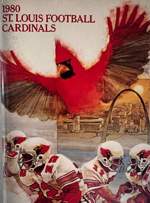 Lot 126: 1980 St Louis Cardinals program. 5x7 inches