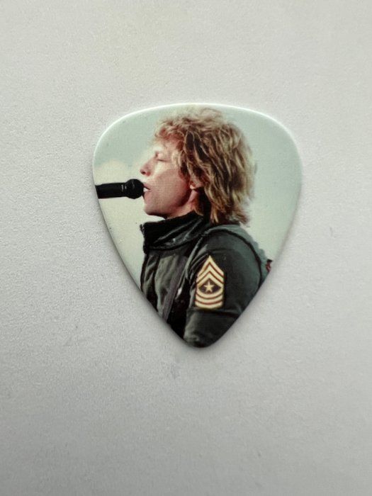 Lot 127: Bon Jovi guitar pick