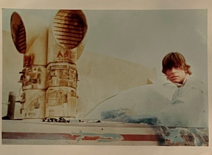 Lot 136: Vintage Star Wars Luke Skywalker Mark Hamill Movie Photo