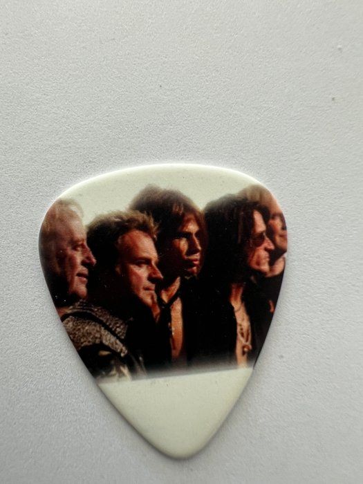 Lot 146: Aerosmith guitar pick