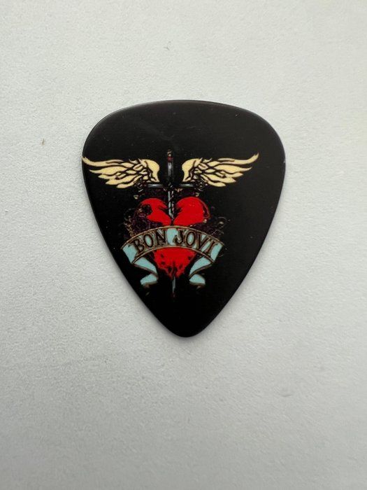 Lot 153: Bon Jovi guitar pick