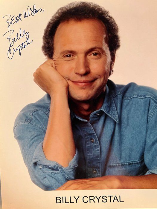 Lot 157: Billy Crystal facsimile signed photo. 8x10 inches