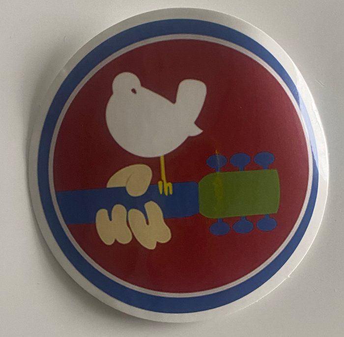 Lot 161: Woodstock Festival sticker