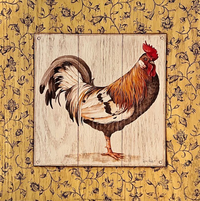 Lot 171: French Country Farmhouse Rooster Art Print