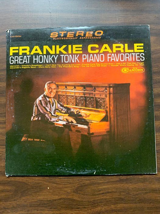 Lot 190: Frankie Carle ‎– Great Honky Tonk Piano Favorites – Album