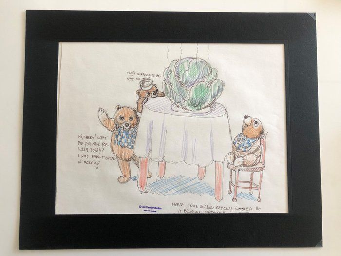 Lot 193: McCarthy-Eaton Original Teddy & Me Art