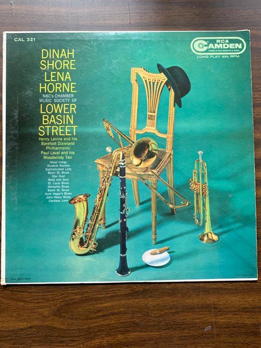 Lot 208: NBC's Chamber Music Society Of Lower Basin Street – Dinah Shore, Lena Horne – Album