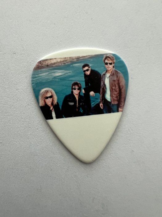 Lot 220: Bon Jovi guitar pick