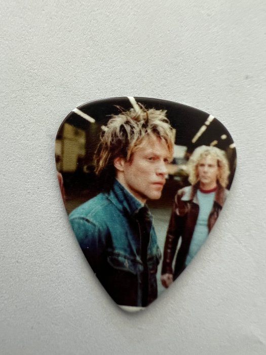 Lot 223: Bon Jovi guitar pick