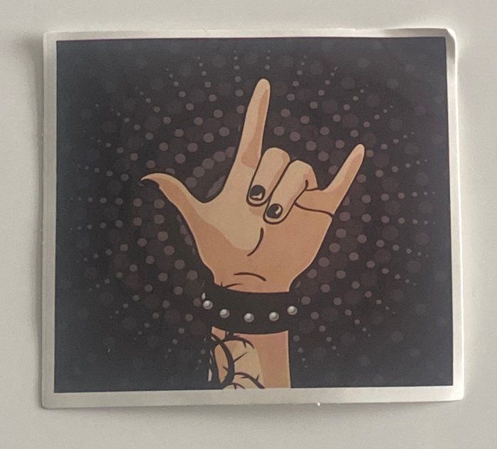 Lot 260: Rock on sticker